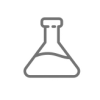 Icono de probeta de laboratorio